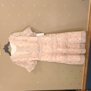 NWT Rachel Parcel knee length pink blush dress